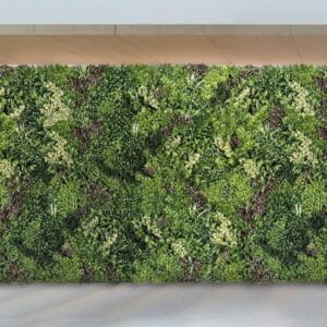 Vertical Artificial Blooming Forest Green Wall, For Indoor & Outdoor