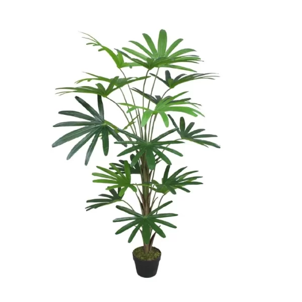 Artificial Natural Green Large Raphis Palm for Home Decor