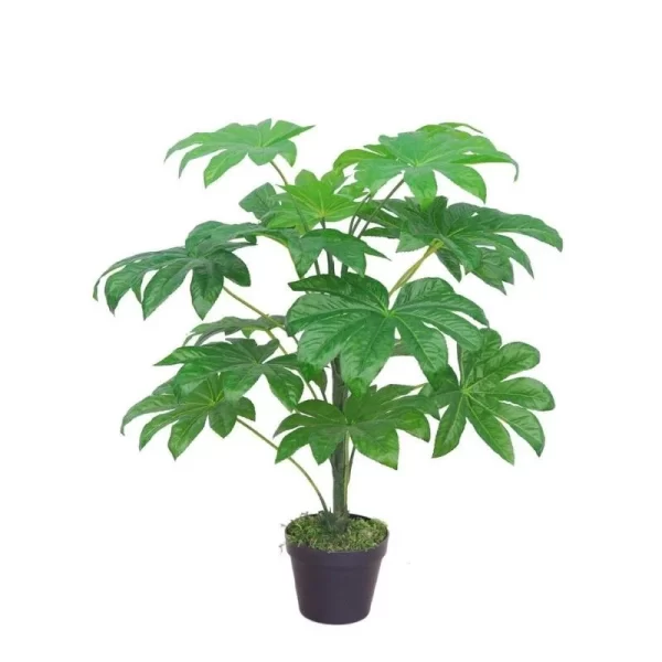 Artificial Natural Beautiful Artificial Fatsia Plant for Home Decor