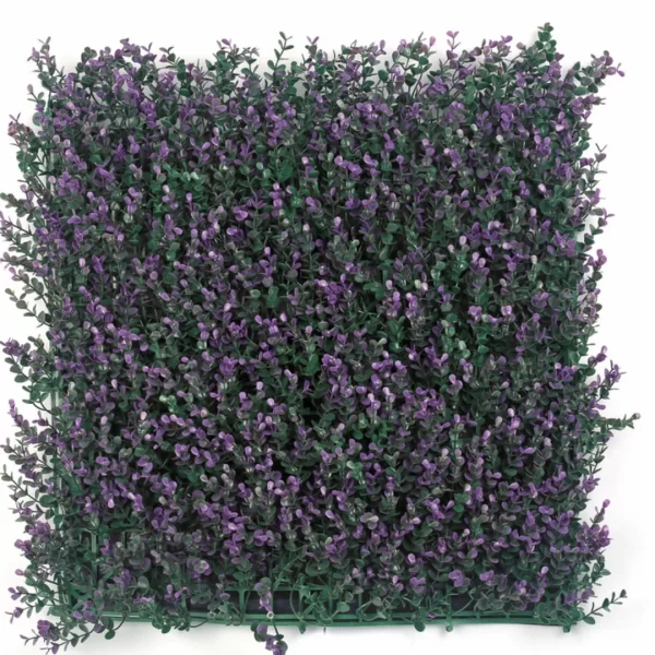 Vertical Artificial Lavender Spring Green Wall, For Indoor & Outdoor