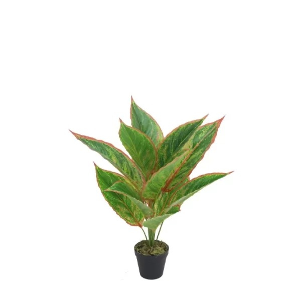 Artificial Natural Green Large Taro Plant for Home Decor