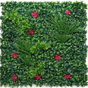 Vertical Artificial Roseate Hues Green Wall, For Indoor & Outdoor