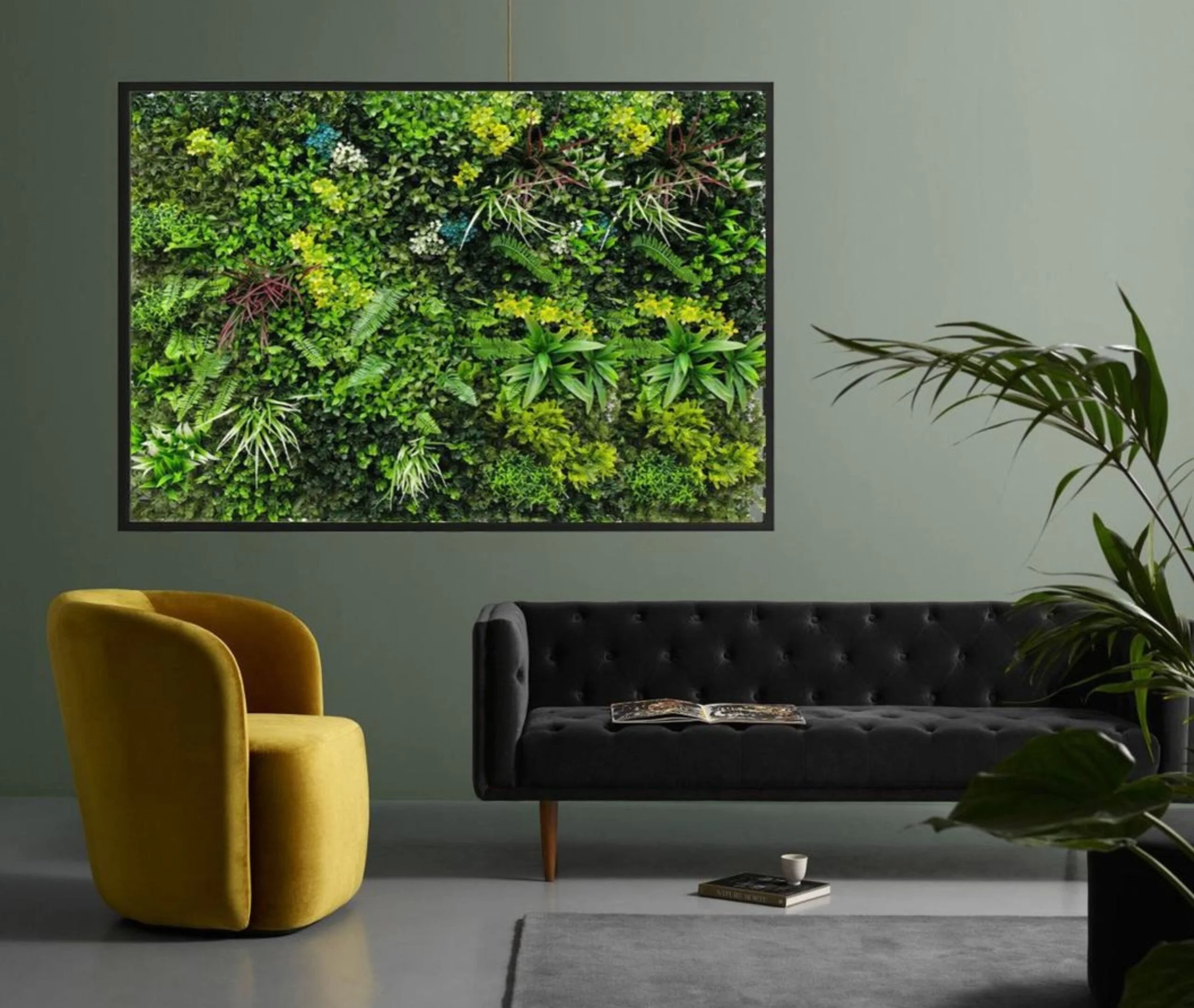 Vertical Artificial Morning Jewel Green Wall, For Indoor & Outdoor