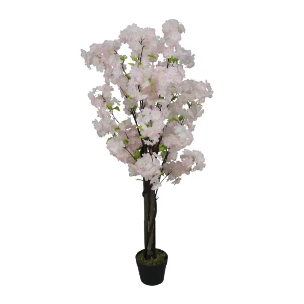 Artificial Natural Pink Cherry Blossom Tree for Home Decor