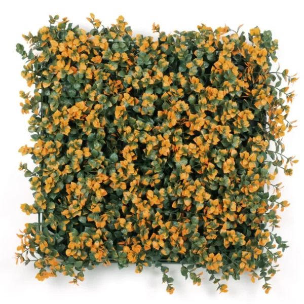 Vertical Artificial Blooming Amber Green Wall, For Indoor & Outdoor