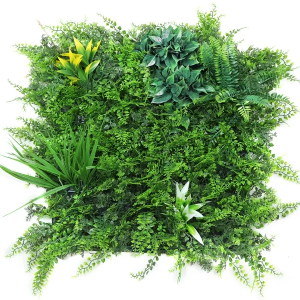 Vertical Artificial Blooming Amber Green Wall, For Indoor & Outdoor