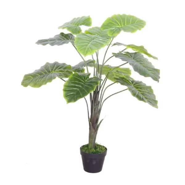 Artificial Natural Beautiful Alocasia Plant for Home Decor