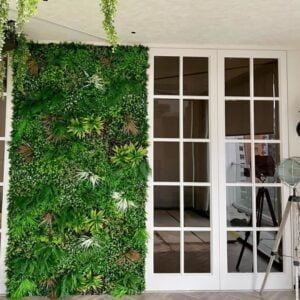 Artificial Autumnal Touch Artificial Green Wall, For Indoor & Outdoor