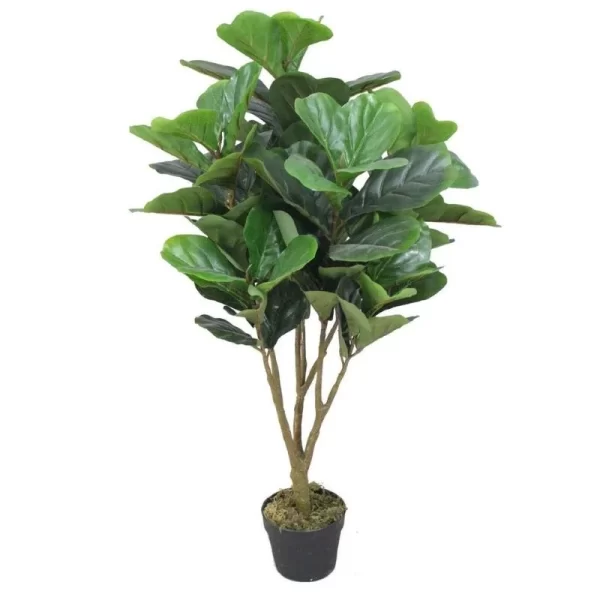 Artificial Natural Beautiful Artificial Fiddle Fig Leaf for Home Decor