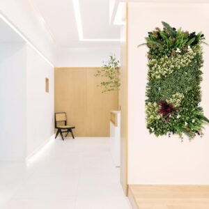 Vertical Artificial Jungle Blooms Green Wall, For Indoor & Outdoor