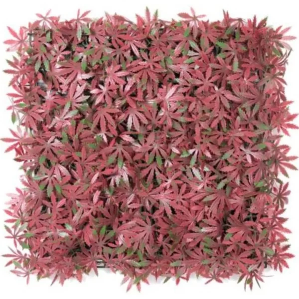 Vertical Artificial Maple Leaves Wall, For Indoor & Outdoor