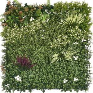 Vertical Artificial Jungle Blooms Green Wall, For Indoor & Outdoor