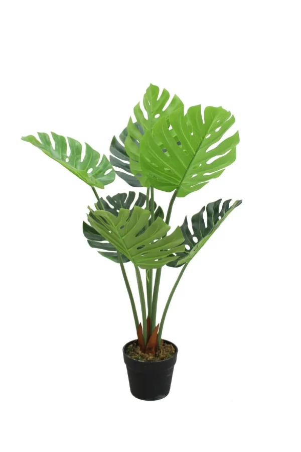 Artificial Natural Green Large Monstera Plant for Home Decor