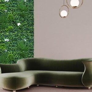 Vertical Artificial Winter Hues Green Wall, For Indoor & Outdoor