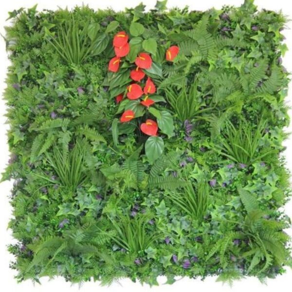 Vertical Artificial Evergreen Coastal Green Wall, For Indoor & Outdoor