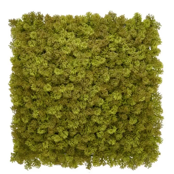 Vertical Artificial Reindeer Moss - Yellow Green Wall, For Indoor & Outdoor