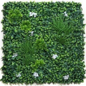 Vertical Artificial Winter Hues Green Wall, For Indoor & Outdoor