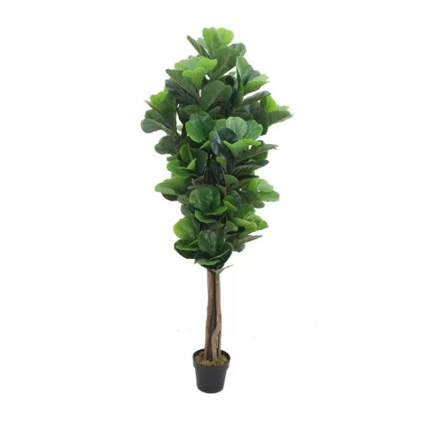 Artificial Natural Green Fiddle Leaf Fig for Home Decor