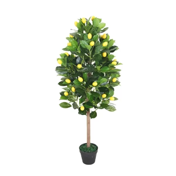 Artificial Natural Green Lemon Tree Home Decor