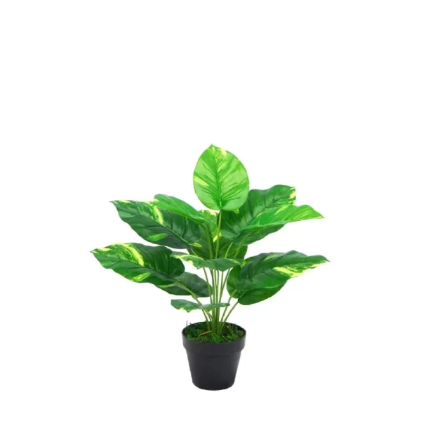 Artificial Natural Green Spotted Betel Home Decor