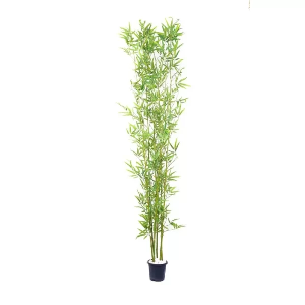 Artificial Natural Green Bamboo Stick For Home Decor