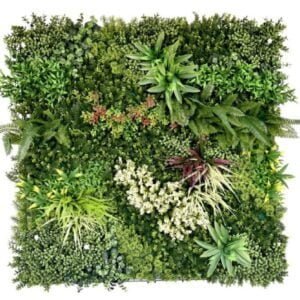 Vertical Artificial Winter Rosetta B Green Wall, For Indoor & Outdoor