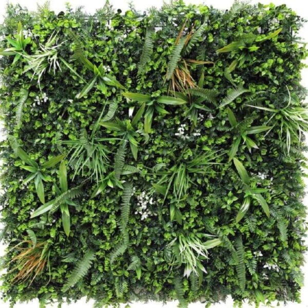 Vertical Artificial Autumnal Rush Green Wall, For Indoor & Outdoor